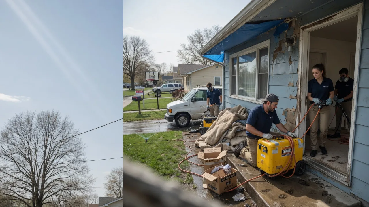 Basement Flood Cleanup in Huntsville, AR near me